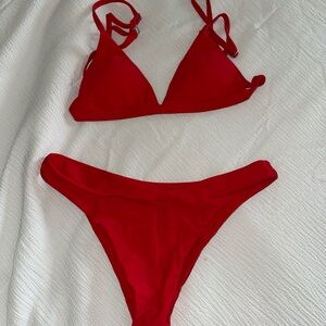 Red Bikini Set